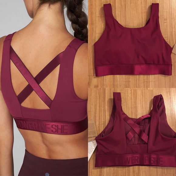 athleta power of she bra